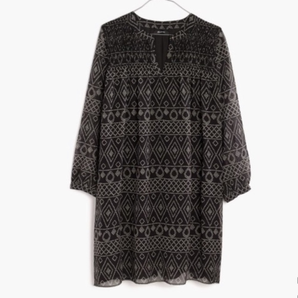 Madewell Smock Dress in Caravan Print